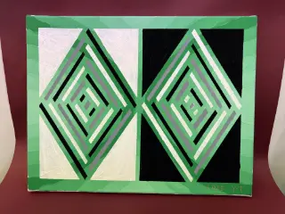 キャンバス ステンドグラス