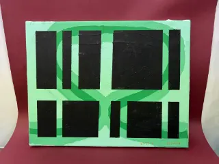 キャンバス ステンドグラス