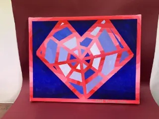 キャンバス ステンドグラス