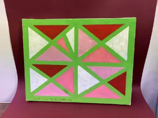 キャンバス ステンドグラス