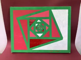 キャンバス ステンドグラス