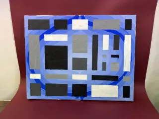 キャンバス ステンドグラス