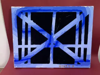 キャンバス ステンドグラス