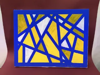 キャンバス ステンドグラス