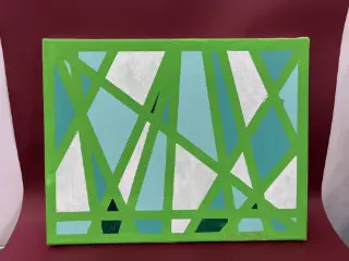 キャンバス ステンドグラス