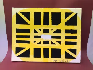 キャンバス ステンドグラス